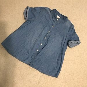 J. Jill Denim Button Down Top